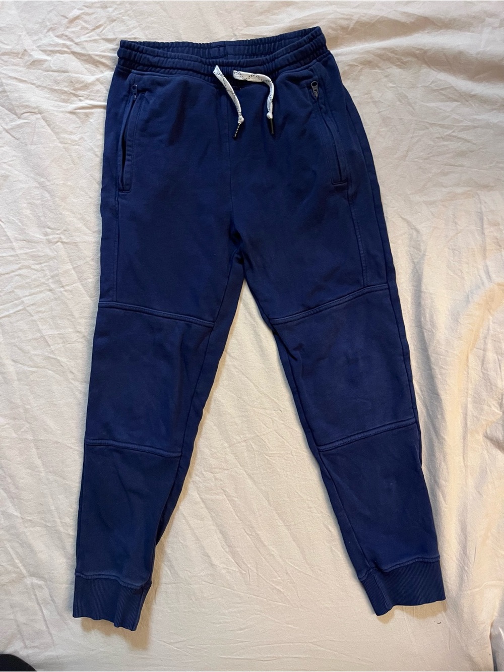 Hanna Andersson slim fit French Terry double knee joggers